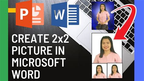 HOW TO CREATE 2x2 PICTURE IN MS WORD 2016 .